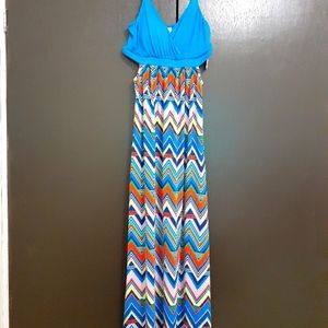 Maxi Dress, M, Multi-colored